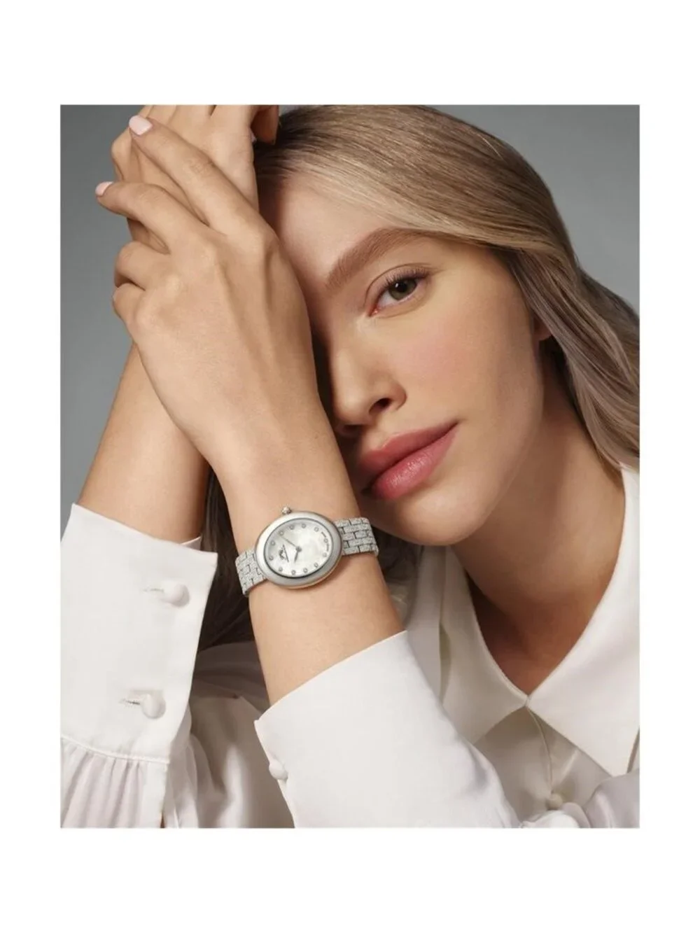 NWT Porsamo Bleu Angelica Mother of Pearl Dial Ladies Watch